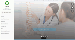 Desktop Screenshot of leclairchiropractic.com